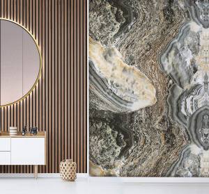 Pvc Wall Panel Onyx Grey 870