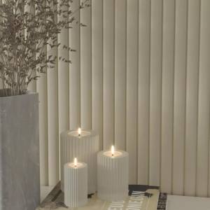 MDF PANEL ΜΕ 3D ΠΗΧΑΚΙΑ 806090 WAVE SAND GREY