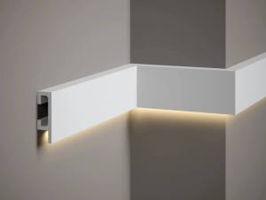 Διακοσμητικό προφίλ τοίχου από polyforce πλαστικό Wall strip QL019