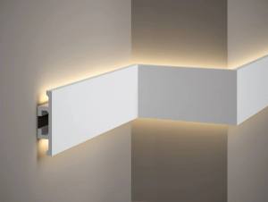 Διακοσμητικό προφίλ τοίχου από polyforce πλαστικό Wall strip QL017