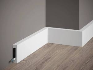 Σοβατεπί από polyforce πλαστικό MD008 skirting board