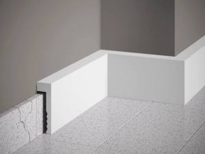 Σοβατεπί από polyforce πλαστικό MD006 skirting board