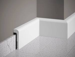 Σοβατεπί από polyforce πλαστικό MD005 skirting board