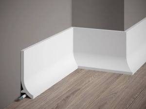 Σοβατεπί από polyforce πλαστικό Skirting board QS011