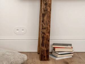 Σοβατεπί από polyforce πλαστικό MD020 skirting board