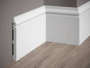 Σοβατεπί από polyforce πλαστικό MD020 skirting board