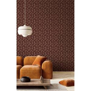 Tαπετσαρία animal print.2048 Ρόζ-Μαύρο